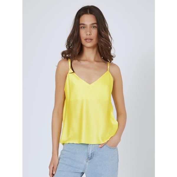 Lingerie σατέν σε κίτρινο Celestino