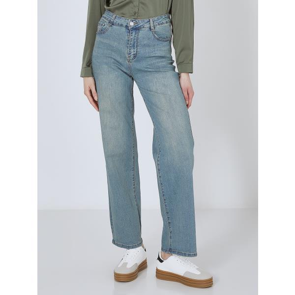 Τζιν wide leg με τσέπες σε μπλε, 29,99€ | Celestino