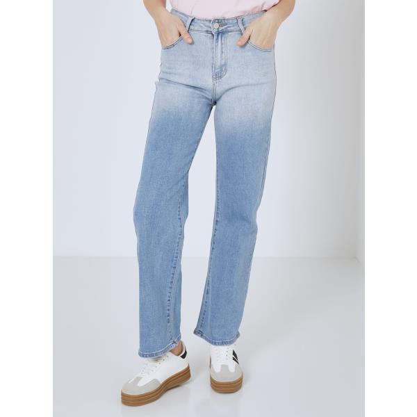 Τζιν wide leg με χρωματική διαβάθμιση σε μπλε ανοιχτό, 29,99€ | Celestino