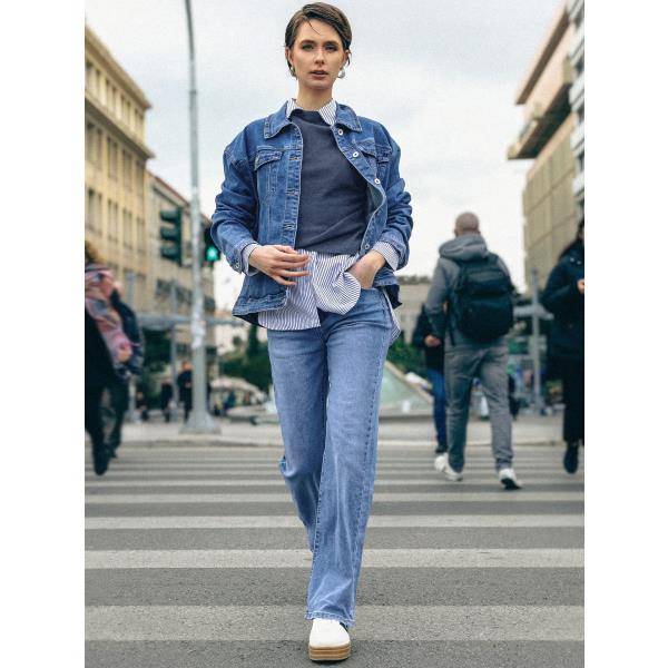 Τζιν wide leg σε μπλε, 24,99€ | Celestino
