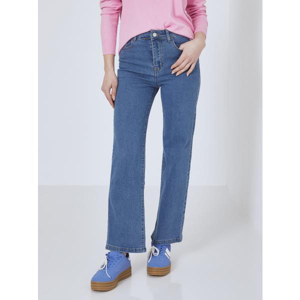 Τζιν wide leg με τσέπες σε μπλε, 19,99€ | Celestino