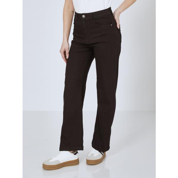 Τζιν μονόχρωμο wide leg σε μαύρο, 19,99€ | Celestino