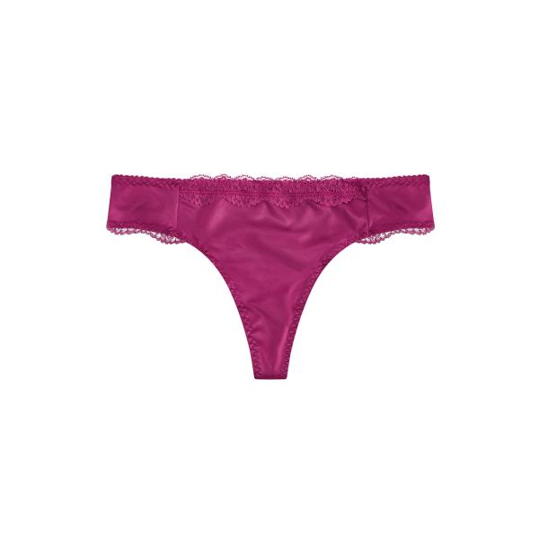Brief string satin in magenta | Celestino