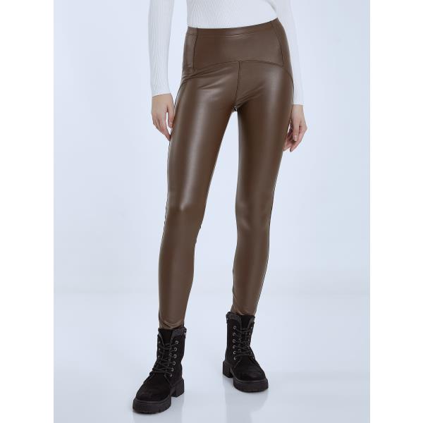 YU & ME FAUX LEATHER LEGGINGS