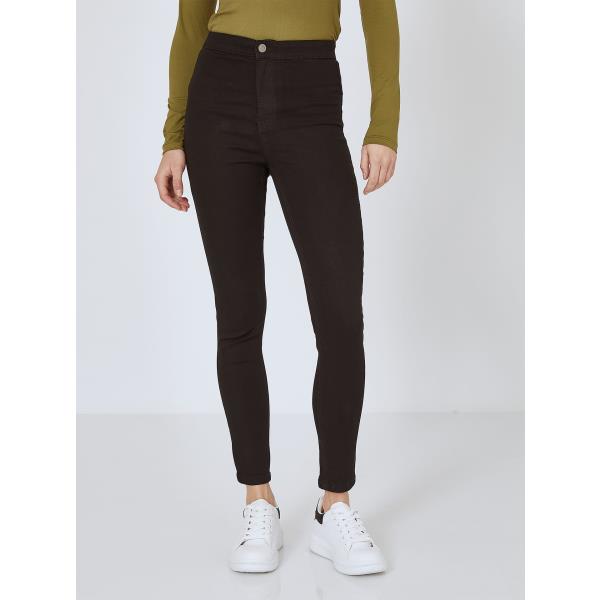 Παντελόνι skinny με βαμβάκι σε μαύρο, 14,99€ | Celestino