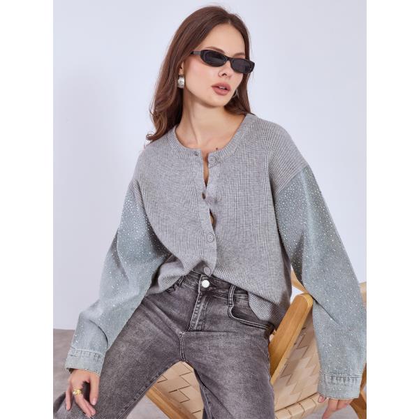 JEANASIS 【eL+1】Graffiti Cardigan ネイビー JEANASIS eL+1 Graffiti Cardigan ネイビー JEANASIS発ブランド
