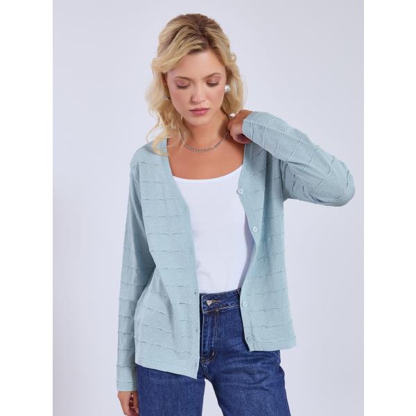 トップス CLANE FLORETS OPAL CARDIGAN Cardigan scurt oversize For Today - Magazin online Andzela
