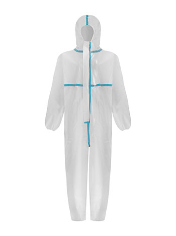 Full body protective suit in white