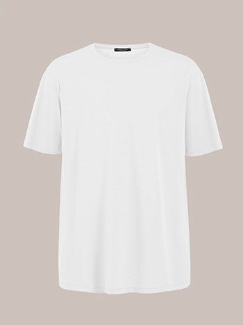 T-shirt μονόχρωμο unisex σε λευκό