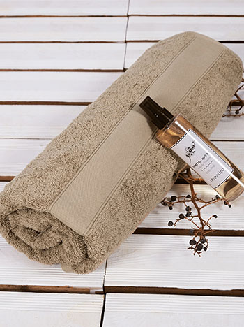 Bath towel 90x150cm 600gr/m2 cotton in beige