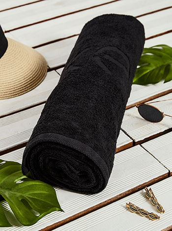 Celestino beach towel 80x180cm 450gr/m2 in black
