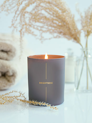 MUSK scented candle 9cm in grey