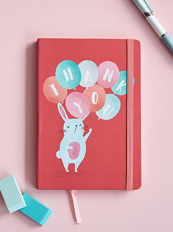 Notebook A5 in peach
