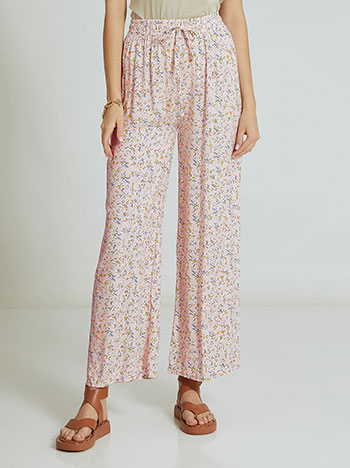 Παντελόνια/Παντελόνες Βαμβακερή παντελόνα με λουλούδια SL1667.1002+5