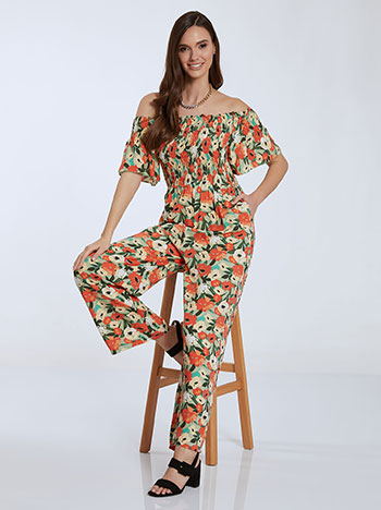 Παντελόνια/Ολόσωμες φόρμες Floral ολόσωμη φόρμα SL1738.1213+2