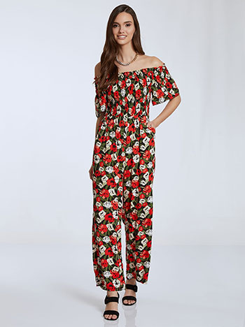 Παντελόνια/Ολόσωμες φόρμες Floral ολόσωμη φόρμα SL1738.1213+1
