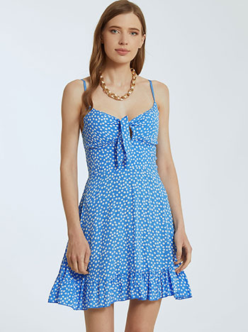 Mini φόρεμα με βολάν SL1738.8301+3 Celestino