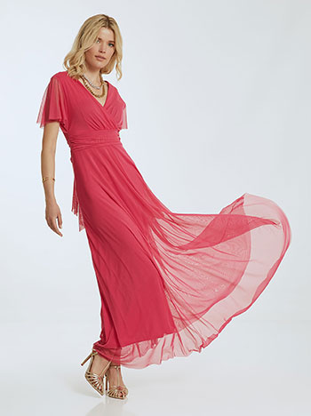 Maxi φόρεμα με τούλι SL7693.8730+2
