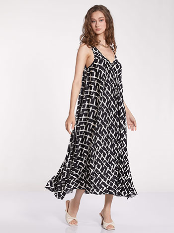 Φορέματα/Maxi Maxi φόρεμα με σατέν όψη SL7885.8014+1