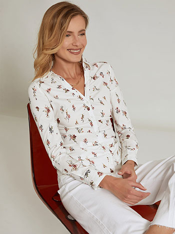 Μπλούζες/Πουκάμισα Floral πουκάμισο με σούρες SL9854.3129+1