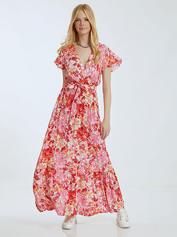 Φορέματα/Maxi Floral φόρεμα SL9856.8167+4