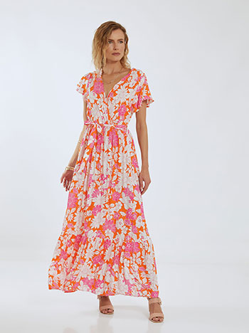 Floral φόρεμα SL9856.8221+3