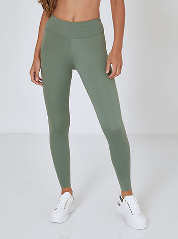 High waist leggings in light green