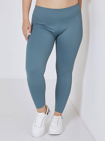 High waist legging in sky blue