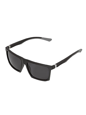 Unisex γυαλιά ηλίου με ματ σκελετό σε μαύρο