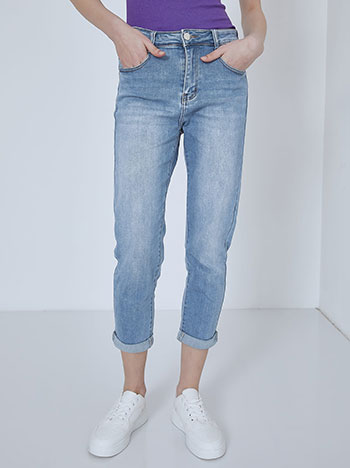 Παντελόνια/Jeans Mom τζιν με βαμβάκι SM1628.1518+1