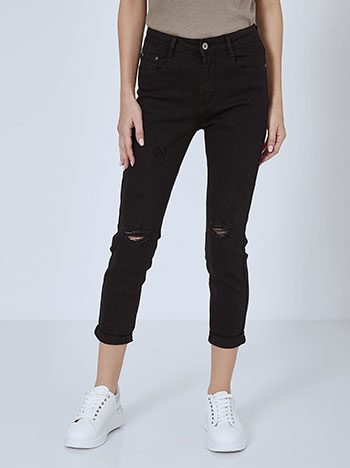 Παντελόνια/Jeans Mom τζιν με σκισίματα SM1628.1680+1