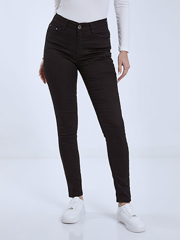 Παντελόνια/Παντελόνια Μονόχρωμο παντελόνι με πέντε τσέπες SM1796.1008+1