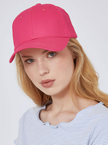 Jockey hat monochrome in fuchsia