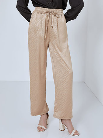 Παντελόνια/Παντελόνια Παντελόνα με ανάγλυφο τύπωμα ζέβρα SM7613.1015+4