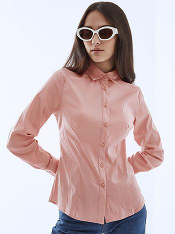 Μπλούζες/Πουκάμισα Ελαστικό πουκάμισο με βαμβάκι SM7616.3216+4