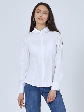 Ελαστικό πουκάμισο με βαμβάκι SM7616.3216+1 Celestino