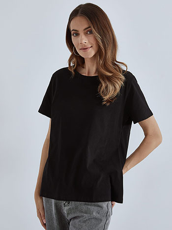 Monochrome oversized -shirt in black