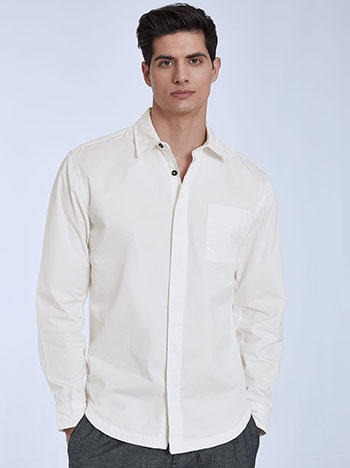 Μπλούζες/Πουκάμισα Ανδρικό πουκάμισο με τσέπη SM7656.3126+2