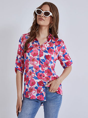 Μπλούζες/Πουκάμισα Floral πουκάμισο SM7752.3232+3