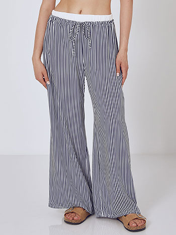 Παντελόνια/Παντελόνες Ριγέ παντελόνα με ελαστική μέση SM7814.1856+1