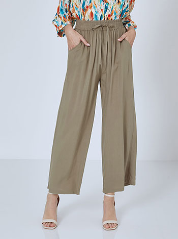 Παντελόνια/Παντελόνες Βαμβακερή παντελόνα με ελαστική μέση SM7949.1879+3