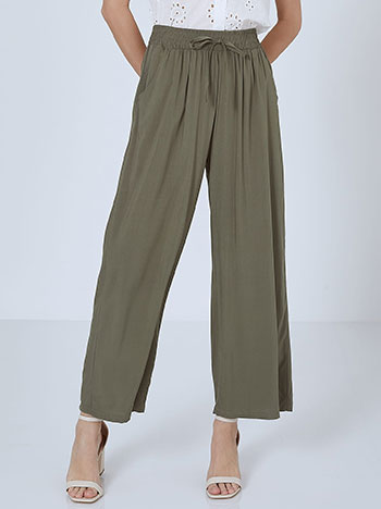 Παντελόνια/Παντελόνες Βαμβακερή παντελόνα με ελαστική μέση SM7949.1879+8