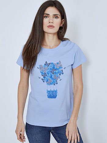 Μπλούζες/T-shirts T-shirt με αερόστατο SM7974.4027+2