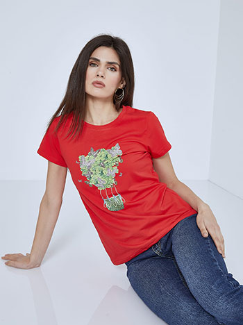 Μπλούζες/T-shirts T-shirt με αερόστατο SM7974.4027+3