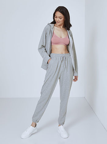 Athletic tracksuit set in grey