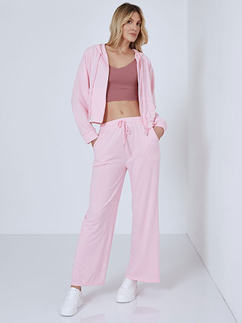 Tracksuit set with hoodie in pink