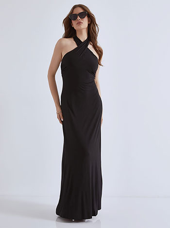 Φορέματα/Maxi Φόρεμα με χιαστί δέσιμο SM8906.8001+1