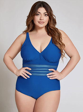 One piece swimsuit in blue