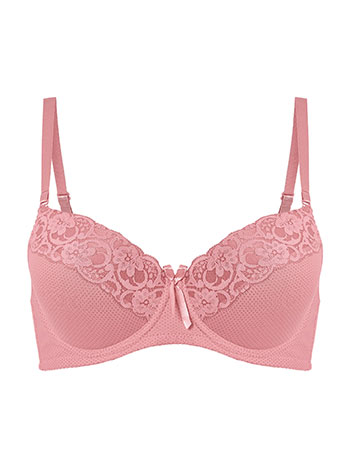 Bra with triple strap detail curvy in light purple, 4.99€