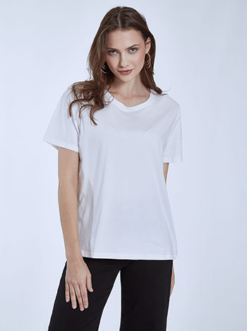 Μπλούζες/Κοντομάνικες T-shirt με βαμβάκι SM9844.4333+4